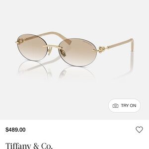 Tiffany & Co. Gold-Tone Sunglasses